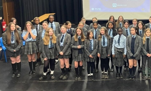Year 7 Students from Lipson Co-Operative Academy Choir Perform at Saltash Music, Speech and Drama Festival 