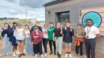 Making Waves! Sidmouth Students Dive into Coastal Fun for 'Love Your Beach Day'