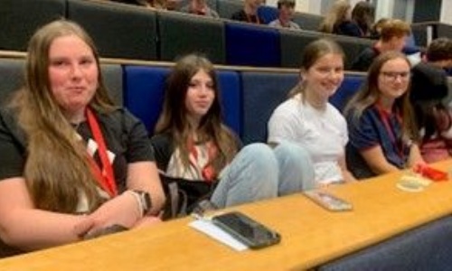 Honiton students at Discovery Day hosted by Exeter Uni