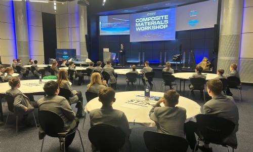 Students from All Saints at Williams HQ