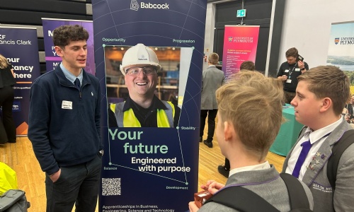 international-defence-company-babcock-attending-the-all-saints-academy-careers-event