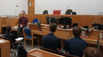 Marine Academy Plymouth Students Take the Stand in Mock Courtroom Challenge