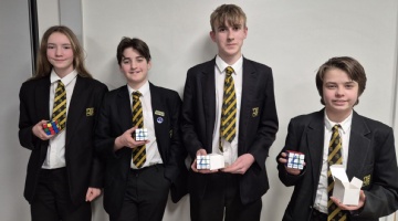 QE Students Take Second Place in Regional Maths Challenge