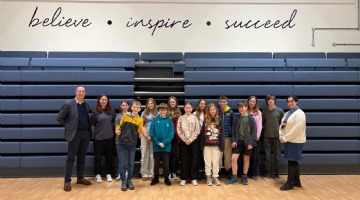 Sidmouth College Student Council Meet MP Richard Foord