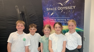 Exwick Heights Pupils Explore Space Through Mobile Planetarium Visit