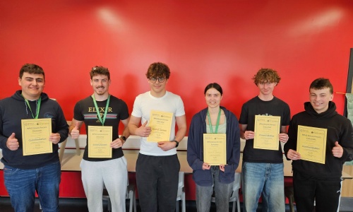 Exmouth students celebrating success