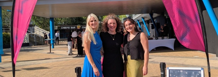 Pictured left to right - Vicki Cross, Penny Hackworthy and Sophie Stuart