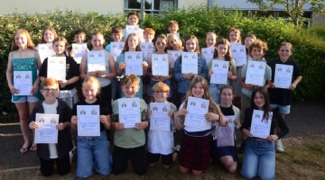 Exwick Heights Pupils Receive Torbay and Devon Civic Award
