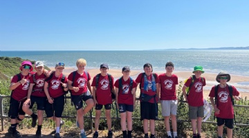 Exmouth Students Complete Jurassic Coast Challenge